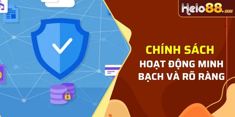 Thông tin hoạt động rõ ràng và minh bạch từ Helo88